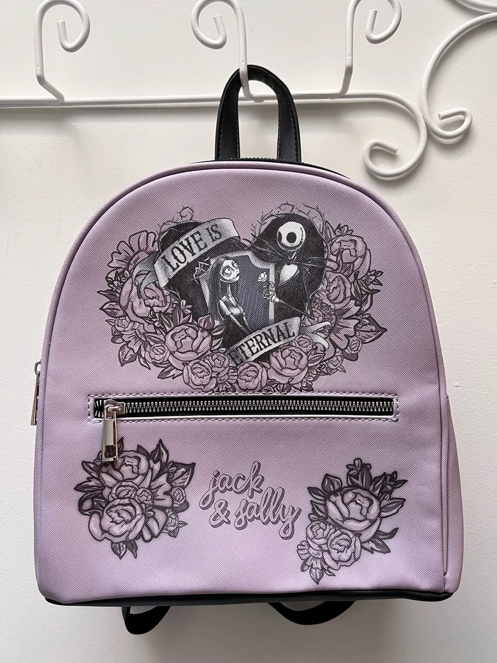 NWT Jack & Sally Mini Backpack – Love Is Eternal